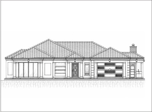 Spacious 4 Bedroom Family Home Plan exterior elevation preview