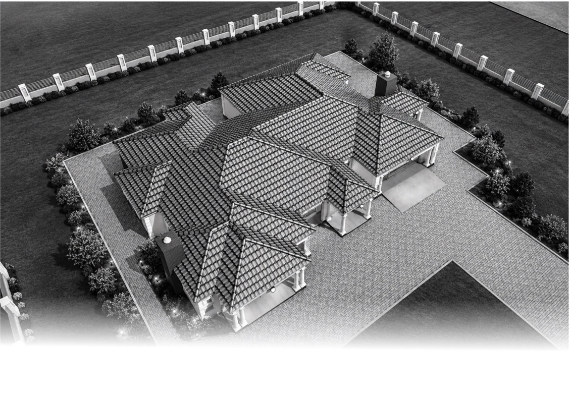 Spacious 4 Bedroom Family Home Plan roof plan preview