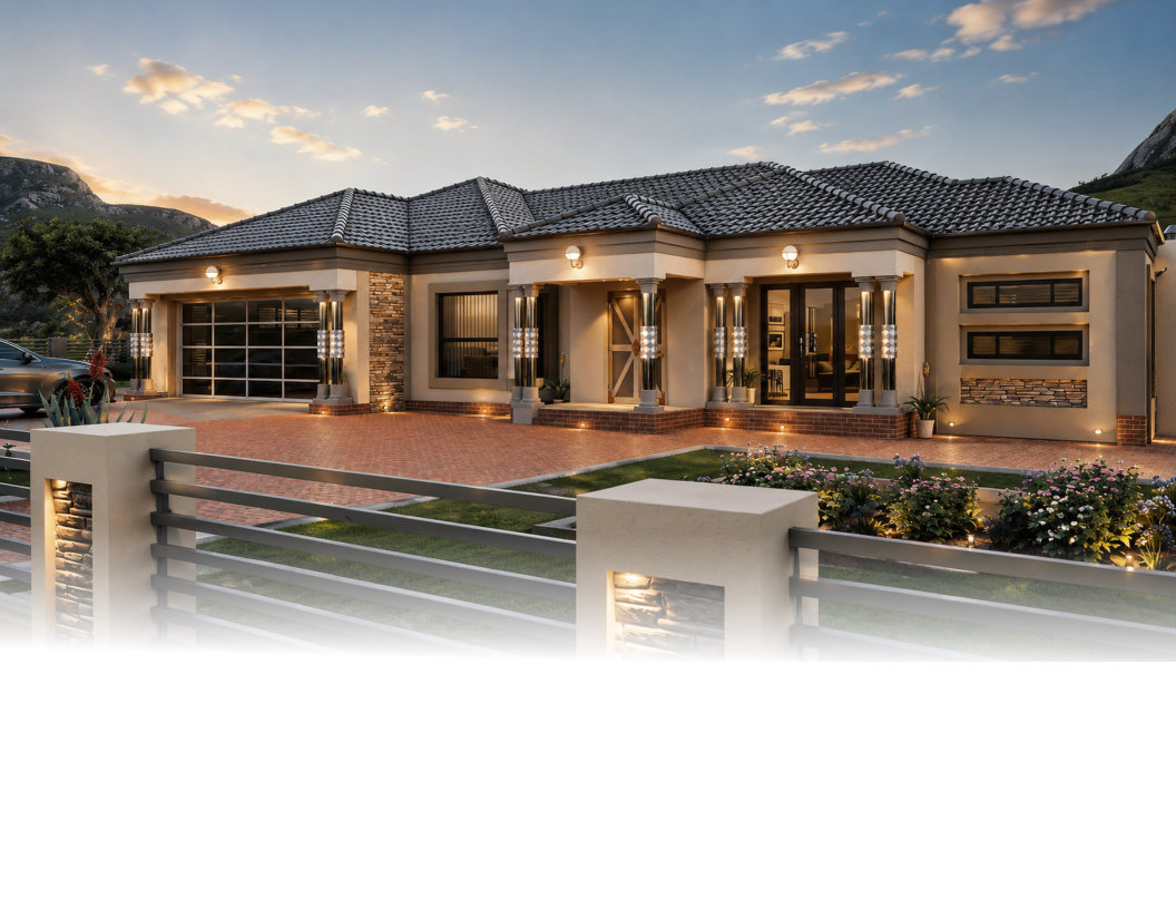 DHP-003 modern 3 bedroom house plan preview